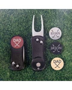 Personalised Golf Ball Marker Divot Tool