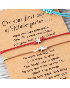 First Day of Kindergarten, Back to School Anxiety Separation Bracelet 