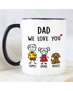 Funny Personalized Stick Gift For Dad Mug Fathers Day Gift