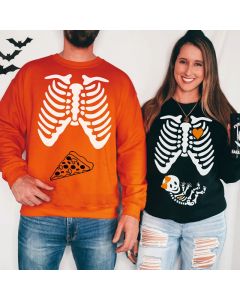 Skeleton Maternity Halloween Long Sleeve T-shirt